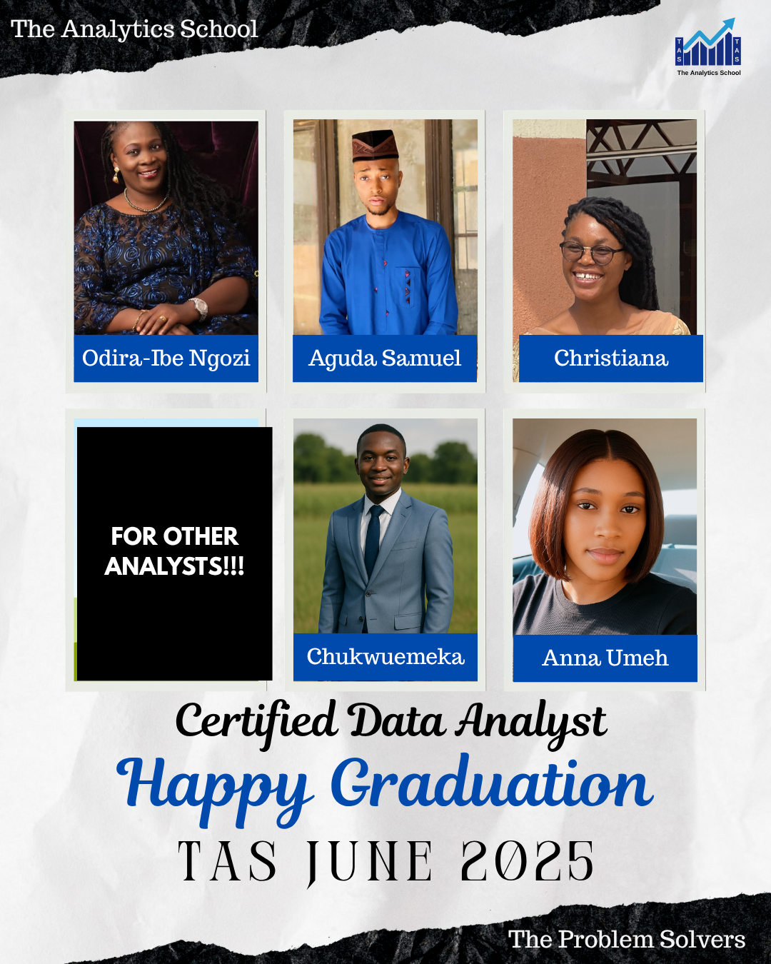 June 2025 Cohort of the Data Analysis 101 Class